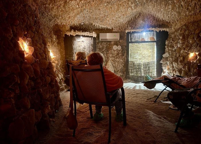 Zdjęcie groty solnej w Sanatorium "Lesnik"